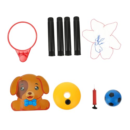 IMIKEYA 1Satz Lustiges Höhenverstellbares Basketballspielzeug Set Für Tragbare Indoor Und Outdoor Basketballhalterung Mit Bällen Und Spielspaß Für Kleine Sportler von IMIKEYA