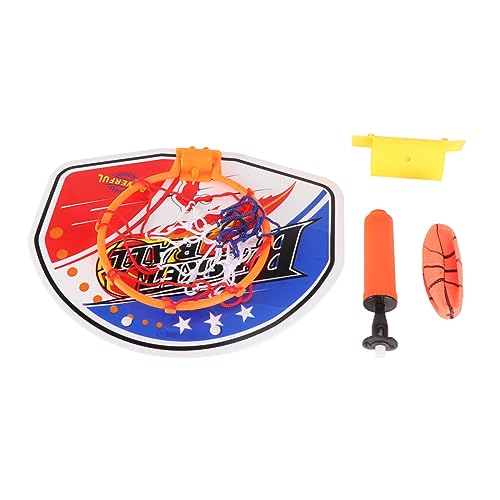 IMIKEYA 1Satz Mini Basketballspielset für Indoor Basketballkorb mit Cartoon Design Leichtes und Langlebiges mit Zubehör für Spielspaß im Kindergarten Hause von IMIKEYA