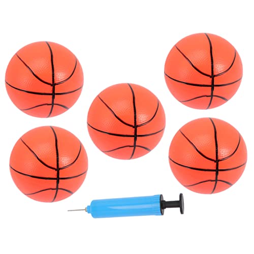 IMIKEYA 1Satz Mini Basketballspielzeug Mit Bällen Und Pumpe Kleine Aufblasbare Basketball Für Sportpartys Und Geburtstagsfeiern Leicht Und Langlebig von IMIKEYA