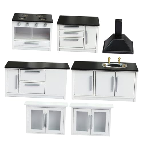 IMIKEYA 1Satz Mini Küchenmöbel Aus Teilig Für Puppenhaus Romantisches Design Passend Für Mini Dekoration Für Freunde Und Familie von IMIKEYA