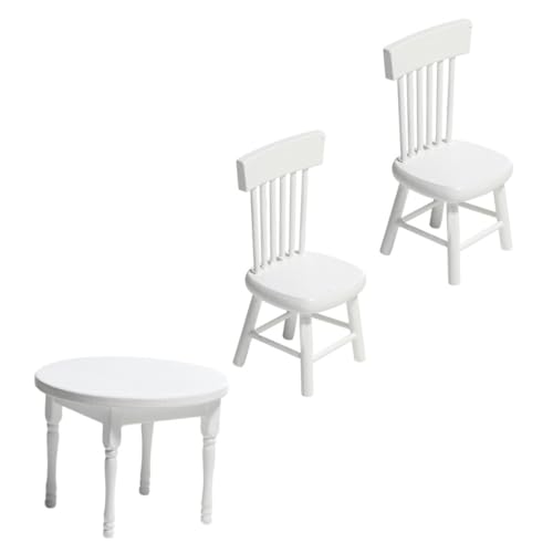 IMIKEYA 1Satz Mini Schreibtischstuhl Set für Puppenhausmöbel Weißes Stuhl Modell zur Dekoration von Mini Häusern mit Stilvollem Design für Kinderzimmer und Szenarien IMIKEYA 1Satz Mini Schreibtischstuhl Set für Puppenhausmöbel Weißes Stuhl Modell zur Dekoration von Mini Häusern mit Stilvollem Design für Kinderzimmer und Szenarien von IMIKEYA
