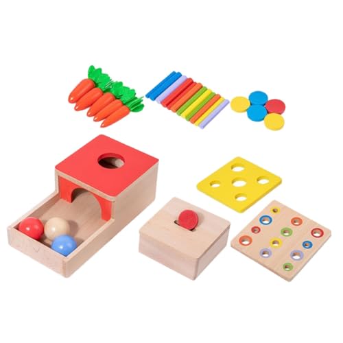 IMIKEYA 1Satz Montessori Für Sensorisches Holzspielzeug Hand Auge Koordination Langlebig Und Leicht Zu Bedienen Lernspielzeug Für Kleinkinder von IMIKEYA
