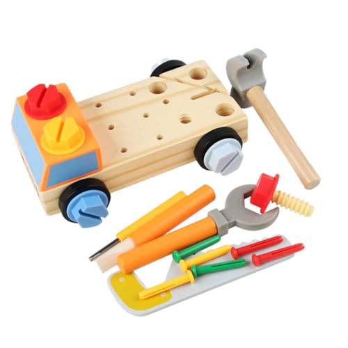 IMIKEYA 1Satz Montessori Schraubendreher Für Holzspielzeug Zum Zusammenbauen Von Autos Pädagogisches Demontage Für Jungen Und Jahren Kreatives Lernspielzeug von IMIKEYA