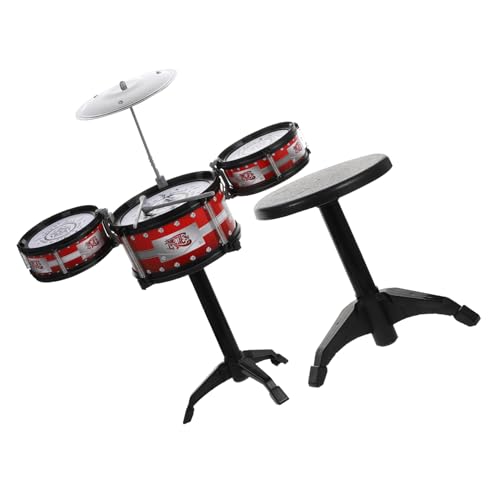IMIKEYA 1Satz Musikalisches Trommelspielzeug Set Teiliges Schlagzeug mit Drumsticks Fördert Kreative Entwicklung und Musikalisches Talent für Jungen und Ab IMIKEYA 1Satz Musikalisches Trommelspielzeug Set Teiliges Schlagzeug mit Drumsticks Fördert Kreative Entwicklung und Musikalisches Talent für Jungen und Ab von IMIKEYA