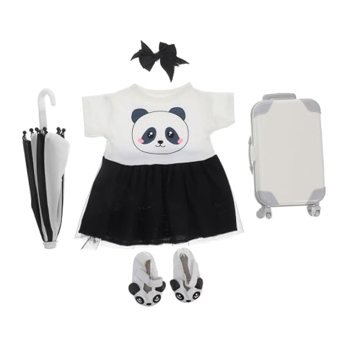 IMIKEYA Puppenkleidung Satz für 18-Zoll Puppe mit Koffer und Regenschirm Puppen Reisezubehör für Kinder Puppen Outfit und Zubehör Kleiner Puppenschirm Puppenhaus Dekoration IMIKEYA Puppenkleidung Satz für 18-Zoll Puppe mit Koffer und Regenschirm Puppen Reisezubehör für Kinder Puppen Outfit und Zubehör Kleiner Puppenschirm Puppenhaus Dekoration von IMIKEYA