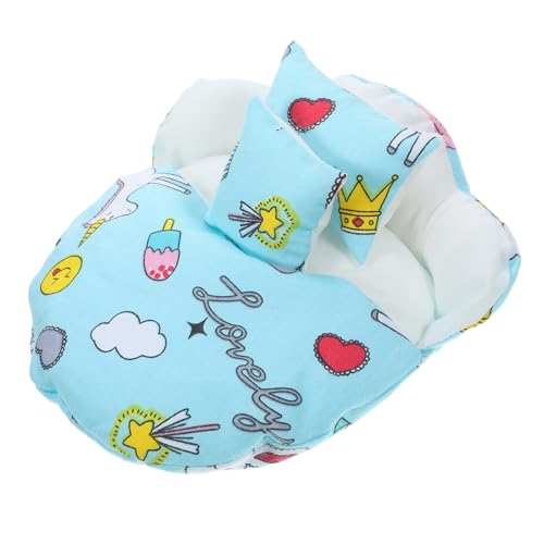 IMIKEYA 1Satz Puppenschlafsack Wiederverwendbarer Puppenschlafsack Kissen Perfektes Puppenzubehör Für Miniaturpuppen Und Spielsets von IMIKEYA
