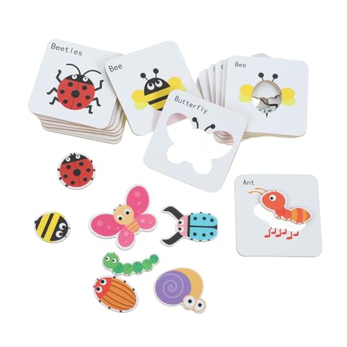 IMIKEYA 1Satz Puzzle Aus Pädagogisches Tier Puzzle Für Kleinkinder Fördert Kognitive Fähigkeiten Sicher Und Langlebig Ab Jahr Lernspielzeug Für Jungen von IMIKEYA
