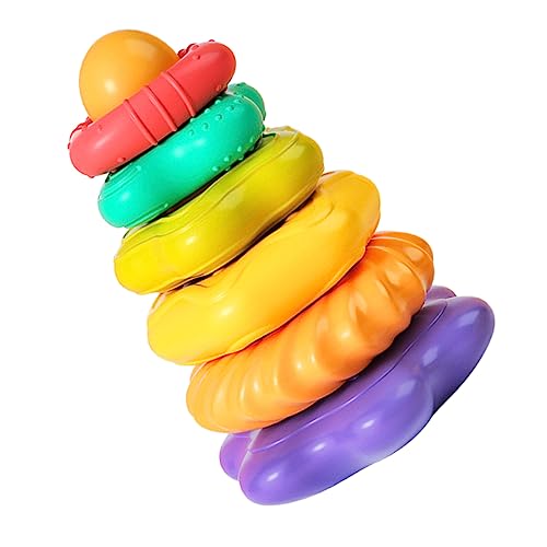 IMIKEYA Stapelspielzeug Für Kinder Funktionales Pädagogisches Babyspielzeug Kunststoff-stapelspielzeug Regenbogen IMIKEYA Stapelspielzeug Für Kinder Funktionales Pädagogisches Babyspielzeug Kunststoff-stapelspielzeug Regenbogen von IMIKEYA