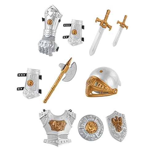 IMIKEYA 1Satz Ritter Kostüm für Teiliges Cosplay Outfit mit und Schwertern für Rollenspiele Halloween und Themenpartys für Jungen und Mädchen IMIKEYA 1Satz Ritter Kostüm für Teiliges Cosplay Outfit mit und Schwertern für Rollenspiele Halloween und Themenpartys für Jungen und Mädchen von IMIKEYA