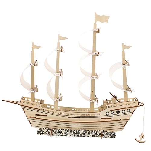 IMIKEYA 1Satz Segelschiff Holzpuzzle Bausatz Pädagogisches DIY Modellspielzeug Für Und Zusammenbaubares Holzspielzeug Perfektes Für Weihnachten Und Geburtstage IMIKEYA 1Satz Segelschiff Holzpuzzle Bausatz Pädagogisches DIY Modellspielzeug Für Und Zusammenbaubares Holzspielzeug Perfektes Für Weihnachten Und Geburtstage von IMIKEYA