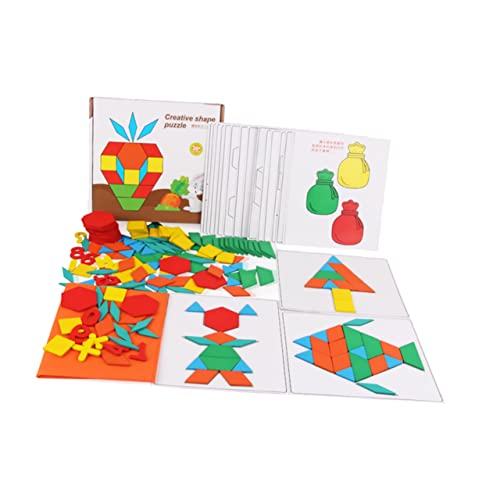 IMIKEYA 1Satz Tangram Puzzle Kreatives Teiliges Geometrisches Lernspielzeug Für Pädagogisches Frühkindlichen Entwicklung von IMIKEYA