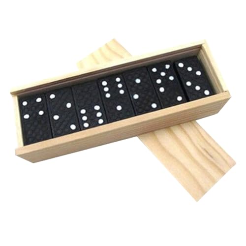 IMIKEYA 1Satz Teiliges Domino Set Schwarz mit Holzkiste Pädagogisches für Kreativität und Hand Auge Koordination für Drinnen und Draußen Spielspaß IMIKEYA 1Satz Teiliges Domino Set Schwarz mit Holzkiste Pädagogisches für Kreativität und Hand Auge Koordination für Drinnen und Draußen Spielspaß von IMIKEYA