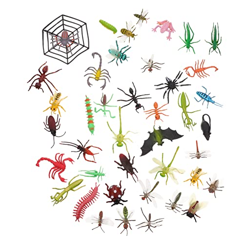 IMIKEYA 1Satz Teiliges Silikon Tier Und Insektenmodelle Realistische Spielzeugtiere Für Lernspielzeug Falscher Dinosaurier Tiger Und Mehr Für Kreative Spielstunden von IMIKEYA