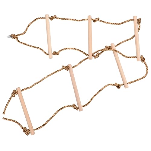 IMIKEYA 1Stück Holzleiterspielzeug Für Hölzerne Strickleiter Für Outdoor Und Indoor Spielplätze Kletterleiter Für Spiel Und Kletteraktivitäten IMIKEYA 1Stück Holzleiterspielzeug Für Hölzerne Strickleiter Für Outdoor Und Indoor Spielplätze Kletterleiter Für Spiel Und Kletteraktivitäten von IMIKEYA