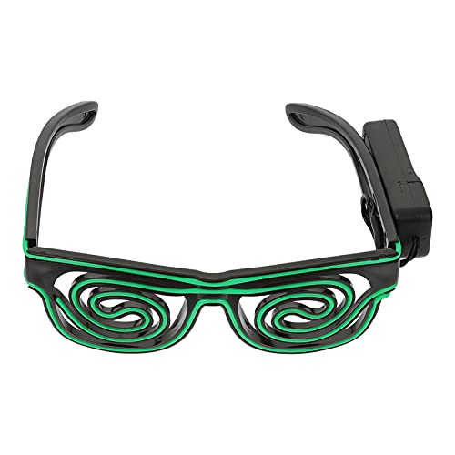 IMIKEYA 1Stück LED Leuchtende Spiralbrille für Partys Brille für Karneval Halloween und Nachtveranstaltungen Angenehm zu Tragen für Gesichtsgrößen Geeignet von IMIKEYA