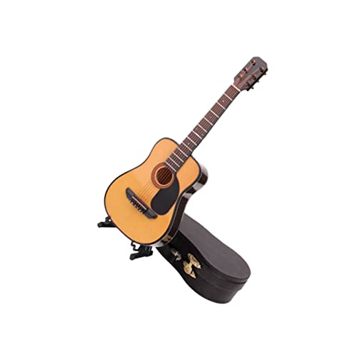 IMIKEYA 1Stück Mini Gitarrenmodell Aus Hochwertigem Material Lebensechte Gitarre Haushaltsdekoration Oder Lehrmittel Musikliebhaber Und Sammler von IMIKEYA