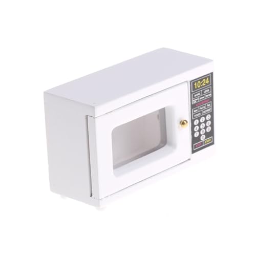 IMIKEYA 1Stück Mini Mikrowellenofen Modell Für Puppenhauszubehör Realistisches Küchenaccessoire Für Fördert Kreativität Und Fantasie Beim von IMIKEYA