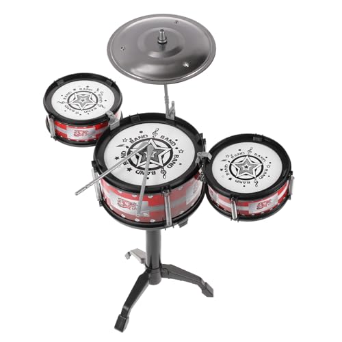 IMIKEYA 1Stück Mini Schlagzeug Set für Teilige Trommel mit Hocker für Musikalische Bildung und Kreative Entwicklung für Jahren Rot IMIKEYA 1Stück Mini Schlagzeug Set für Teilige Trommel mit Hocker für Musikalische Bildung und Kreative Entwicklung für Jahren Rot von IMIKEYA