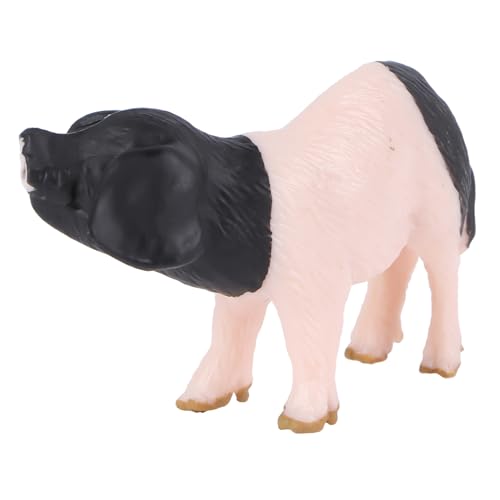 IMIKEYA 1Stück Simulation Schwein Modellspielzeug Entzückendes Lebensechtes Schweinemodell für Perfektes Lernspielzeug und Deko Objekt zum Schmücken und Verschenken aus Hochwertigen von IMIKEYA