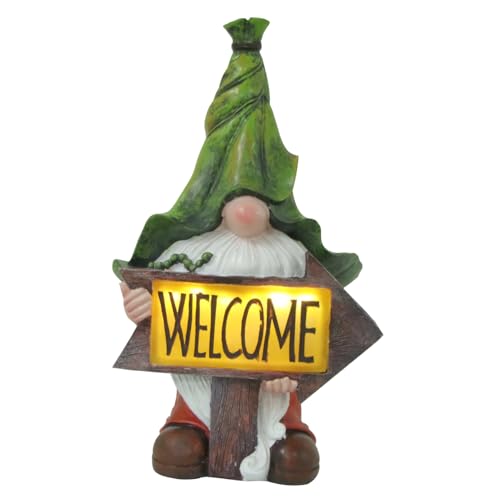 IMIKEYA 1stk Gartenbeleuchtung GNOME Solarbetriebene Led-gartenleuchte Laternen Solar-bodenleuchten Umgebungs Leistung Terrasse Außen Solarbetriebene Landschaftsbeleuchtung Lampe Harz von IMIKEYA