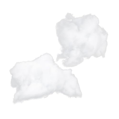IMIKEYA 2 Kissen Baumwolle gemütlichkeit Puppenbastelmaterial Bastelwatte für Kissen Kissenfüllung für Couchkissen kissenfüller füllung Stofftier -Füllung Couchfüllung PP Baumwolle Weiß von IMIKEYA