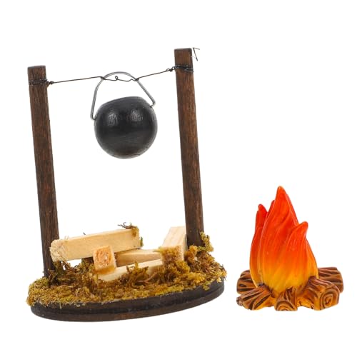 IMIKEYA 2 Pcs Miniaturpuppenhaus Hanging Herd Mini Bonfire Figur Chids Tun Spiele Küchenspielzeug Fairy Garden Camping Accessoires Für Mikrolandschaftsdekoration IMIKEYA 2 Pcs Miniaturpuppenhaus Hanging Herd Mini Bonfire Figur Chids Tun Spiele Küchenspielzeug Fairy Garden Camping Accessoires Für Mikrolandschaftsdekoration von IMIKEYA
