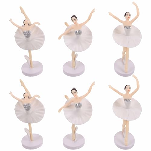 IMIKEYA 2 Sätze Ballerina-mädchen-Ornamente Deko Bailarina para Decorar Pastels Puppenhauspuppen Balletttänzerin Skulptur Ballett Tortenaufsatz Prinzessin Puppenhaus Mädchen-Statue Plastik IMIKEYA 2 Sätze Ballerina-mädchen-Ornamente Deko Bailarina para Decorar Pastels Puppenhauspuppen Balletttänzerin Skulptur Ballett Tortenaufsatz Prinzessin Puppenhaus Mädchen-Statue Plastik von IMIKEYA