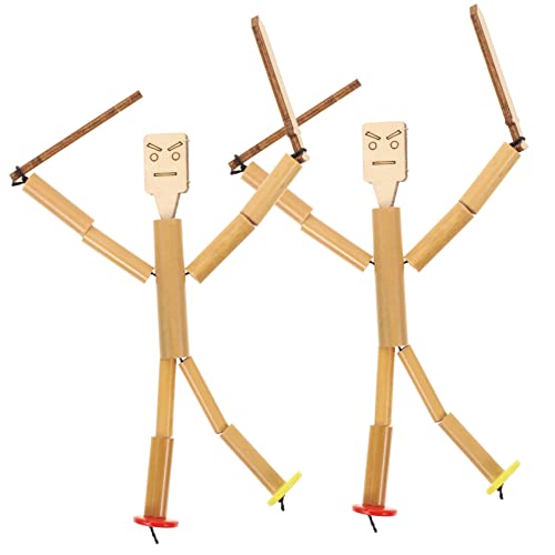 IMIKEYA 2 Sätze Bamboo Puppen Bastelset für Teiliges DIY aus Hochwertigem Bambus Fördert Hand Augen Koordination und Feinmotorik für Kreative Bastelstunden mit Eltern IMIKEYA 2 Sätze Bamboo Puppen Bastelset für Teiliges DIY aus Hochwertigem Bambus Fördert Hand Augen Koordination und Feinmotorik für Kreative Bastelstunden mit Eltern von IMIKEYA