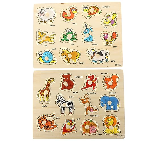 IMIKEYA 2 Sätze Holzpuzzle für Teiliges mit Niedlichen Tieren Pädagogisches Hand Auge Koordination und Kreativität für Kleinkinder und Vorschulkinder IMIKEYA 2 Sätze Holzpuzzle für Teiliges mit Niedlichen Tieren Pädagogisches Hand Auge Koordination und Kreativität für Kleinkinder und Vorschulkinder von IMIKEYA
