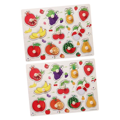 IMIKEYA 2 Sätze Kinderspielzeug Früchte Jigsaw Puzzle für Frühkindliche Bildung Pädagogisches für Entwickelt Beobachtungsfähigkeiten IMIKEYA 2 Sätze Kinderspielzeug Früchte Jigsaw Puzzle für Frühkindliche Bildung Pädagogisches für Entwickelt Beobachtungsfähigkeiten von IMIKEYA