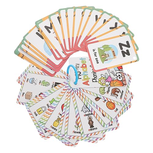 IMIKEYA 2 Sätze Lernspielzeug für Phonics Flashcards und Spiele für Vorschulkinder Gedächtnisfähigkeiten und Worterkennung von IMIKEYA