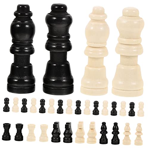 IMIKEYA 2 Sätze Mini Holz Schachfiguren Schach Figuren für Brettspiel Kreative Holzspielzeuge für Ersatz Schachfiguren für Schachbrett Zubehör für Schachliebhaber IMIKEYA 2 Sätze Mini Holz Schachfiguren Schach Figuren für Brettspiel Kreative Holzspielzeuge für Ersatz Schachfiguren für Schachbrett Zubehör für Schachliebhaber von IMIKEYA