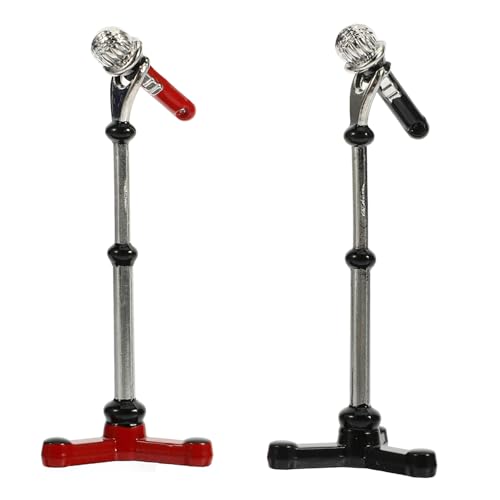 IMIKEYA 2 Sätze Mini-Mikrofon- winziges Mikrofon blenden Miniaturmikrofon Figur für kinderspielzeug Zubehör für Mikrofone Mikrofon gefälscht Legierung rot IMIKEYA 2 Sätze Mini-Mikrofon- winziges Mikrofon blenden Miniaturmikrofon Figur für kinderspielzeug Zubehör für Mikrofone Mikrofon gefälscht Legierung rot von IMIKEYA
