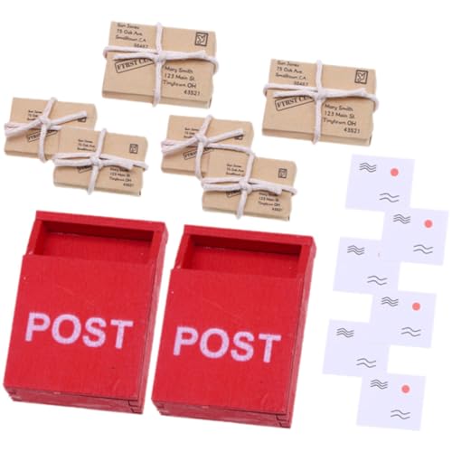 IMIKEYA 2 Sätze Puppenhaus kinderspielzeug für Miniaturbriefkasten Present Ideas Geschenkidee Puppenhausdekorationen winziges Figurendekor Puppenhauszubehör Papier IMIKEYA 2 Sätze Puppenhaus kinderspielzeug für Miniaturbriefkasten Present Ideas Geschenkidee Puppenhausdekorationen winziges Figurendekor Puppenhauszubehör Papier von IMIKEYA