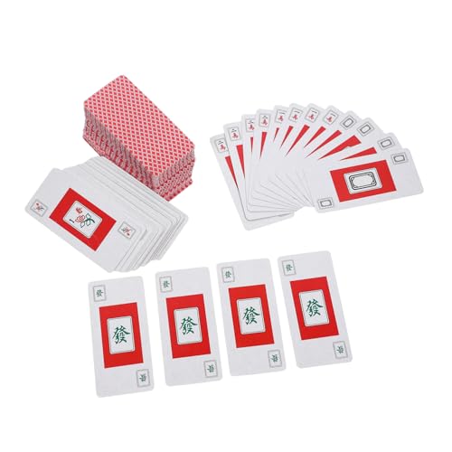 IMIKEYA 2 Sätze Reise Mahjong Karten Chinesische Mahjong Karten mit Zubehör für Camping und Unterwegs für Spaß und Unterhaltung im Freien IMIKEYA 2 Sätze Reise Mahjong Karten Chinesische Mahjong Karten mit Zubehör für Camping und Unterwegs für Spaß und Unterhaltung im Freien von IMIKEYA