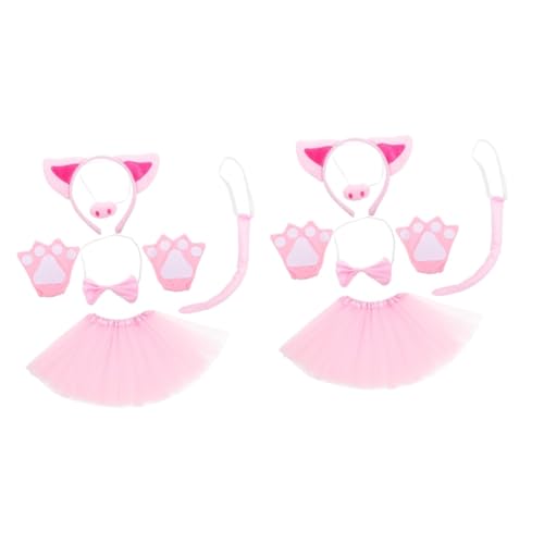 IMIKEYA 2 Sätze Schweinekostüm-set Schweineohren Stirnband Und Ohren Schweinstirnband Rock Party Halloween-tutu Kostüme Requisiten Erwachsene Schweinchen Tierstirnband Rosa Plastik IMIKEYA 2 Sätze Schweinekostüm-set Schweineohren Stirnband Und Ohren Schweinstirnband Rock Party Halloween-tutu Kostüme Requisiten Erwachsene Schweinchen Tierstirnband Rosa Plastik von IMIKEYA