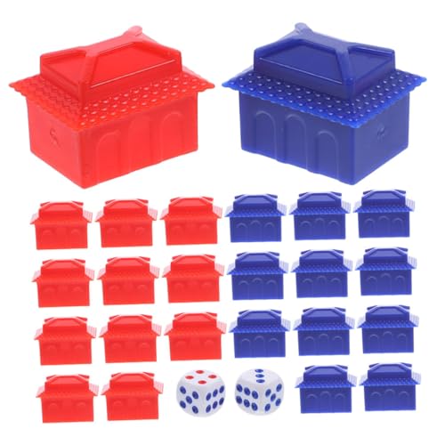 IMIKEYA 2 Sätze Spielschachzubehör Hausbrettspiel Requisiten für Brettspiele Spielhotelhaus-Requisiten Reicher Mann, Brettspielhotel Hotelbrettspiel Mini-Hotelhaus-Requisiten Plastik IMIKEYA 2 Sätze Spielschachzubehör Hausbrettspiel Requisiten für Brettspiele Spielhotelhaus-Requisiten Reicher Mann, Brettspielhotel Hotelbrettspiel Mini-Hotelhaus-Requisiten Plastik von IMIKEYA