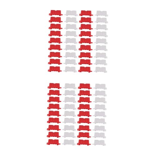 IMIKEYA 2 Sätze Straßensperren-Spiele Verkehrszeichen Drift Rennstrecke Straßenblockaden Rc Auto Zubehör Rc Drift Zubehör Rennstrecke Modell Abs 50 Stück * 2 von IMIKEYA