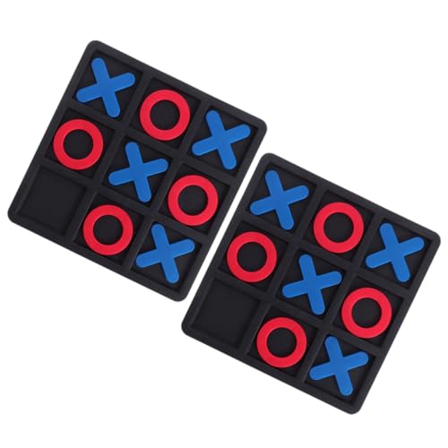 IMIKEYA 2 Sätze Toe- Kleinkinder Schach interaktives Puzzlespiel- pädagogisches Interaktives -Eltern-Spiel Bildungsspielzeug PVC Schwarz IMIKEYA 2 Sätze Toe- Kleinkinder Schach interaktives Puzzlespiel- pädagogisches Interaktives -Eltern-Spiel Bildungsspielzeug PVC Schwarz von IMIKEYA