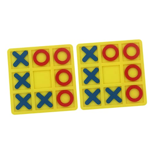 IMIKEYA 2 Sätze Toe- Schachbrett Schachspielzeug Für Spiel Für Alter Der Bildungsspielzeug Pädagogisches Schach Gelb Abs IMIKEYA 2 Sätze Toe- Schachbrett Schachspielzeug Für Spiel Für Alter Der Bildungsspielzeug Pädagogisches Schach Gelb Abs von IMIKEYA