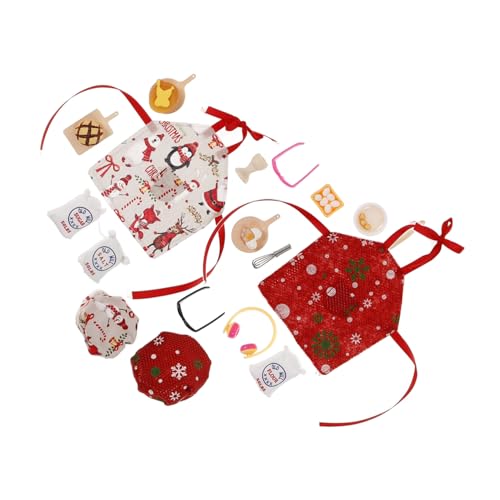 IMIKEYA 2 Sets Miniatur Backzubehör Kits Puppenminiaturen Für Und Zubehör Hat Eine Schürze Mini Backen Winziges Backset Miniatur Backrequisiten Mini Polyester IMIKEYA 2 Sets Miniatur Backzubehör Kits Puppenminiaturen Für Und Zubehör Hat Eine Schürze Mini Backen Winziges Backset Miniatur Backrequisiten Mini Polyester von IMIKEYA