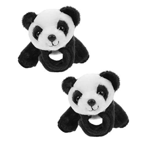 IMIKEYA 2 Stck. Plüsch Bang Armband Tierische Schlagarmbänder Für Tierschlagarmbänder Slap-Bands Mit Tiermotiven Kinderparty Gefälligkeiten Flanell von IMIKEYA
