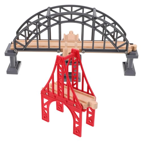 IMIKEYA 2 Stück Bahngleis Zugbrücke Zug Eisenbahnzubehör Brücke Zuggleise Brücke Kleine Brücke Modellbrücke Bahngleisbrücke Kunststoff Brückenpfeiler Holz IMIKEYA 2 Stück Bahngleis Zugbrücke Zug Eisenbahnzubehör Brücke Zuggleise Brücke Kleine Brücke Modellbrücke Bahngleisbrücke Kunststoff Brückenpfeiler Holz von IMIKEYA
