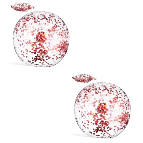 IMIKEYA 2 Stück Ballon Wasserspielzeug Wasserball Party Aufblasbare Strandbälle Glitzerkugeln Aufblasbarer Ball Strandball Für Schwimmbadball Umweltschutz-pvc IMIKEYA 2 Stück Ballon Wasserspielzeug Wasserball Party Aufblasbare Strandbälle Glitzerkugeln Aufblasbarer Ball Strandball Für Schwimmbadball Umweltschutz-pvc von IMIKEYA