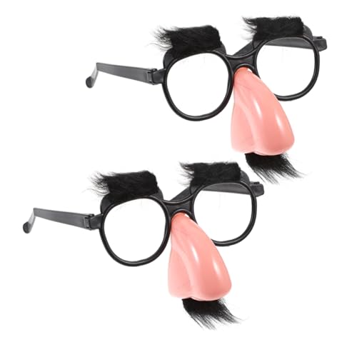IMIKEYA 2 Stück Bartbrillenspielzeug Halloween-brillenaugen Halloween-Party-Brille Lustige Für Erwachsene Halloween-Party-Accessoire Aprilscherz-tagesbrille Plastik Black IMIKEYA 2 Stück Bartbrillenspielzeug Halloween-brillenaugen Halloween-Party-Brille Lustige Für Erwachsene Halloween-Party-Accessoire Aprilscherz-tagesbrille Plastik Black von IMIKEYA