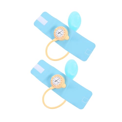 IMIKEYA 2 Stück Blutdruckmessgerät Kinderspiele Kleinkindspielzeug Arztkoffer Für Kleinkinder Kinderspielzeug Tun So, Als Würden Sie Miniatur-Zeug Sky-Blue Plastik IMIKEYA 2 Stück Blutdruckmessgerät Kinderspiele Kleinkindspielzeug Arztkoffer Für Kleinkinder Kinderspielzeug Tun So, Als Würden Sie Miniatur-Zeug Sky-Blue Plastik von IMIKEYA