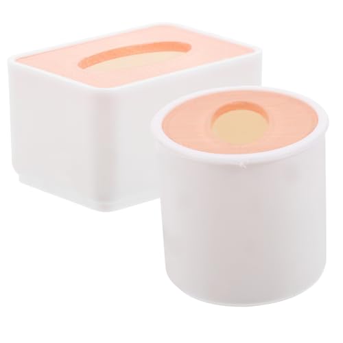 IMIKEYA 2 Stück Box Miniatur Taschentuchbox Ornamente Für Puppenhaus Zubehör Papierhandtuchhalter Miniatur Bastelarbeiten Kleine Taschentuchhalter Miniatur Dekorationen Mikro von IMIKEYA