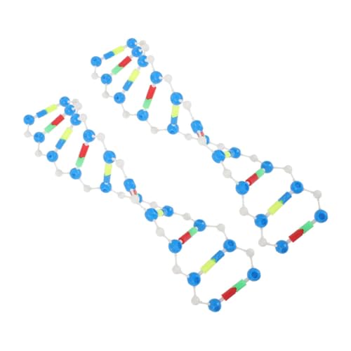IMIKEYA 2 Stück Doppelhelix-Strukturmodell Sonnensystem für Chemischer Modellbausatz Chemiker im Spiel Modellbausätze Coole wissenschaftliche Gadgets Molekülmodell DNA- Plastik von IMIKEYA
