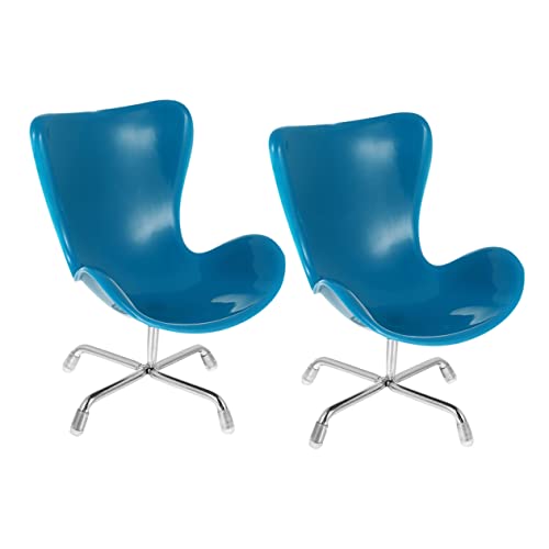 IMIKEYA 2 Stück Egg-Stuhl-Sessel Winzig Mini Ei Essen Simulationsstuhl Puppenstubenstuhl Modell Plastik Blue IMIKEYA 2 Stück Egg-Stuhl-Sessel Winzig Mini Ei Essen Simulationsstuhl Puppenstubenstuhl Modell Plastik Blue von IMIKEYA