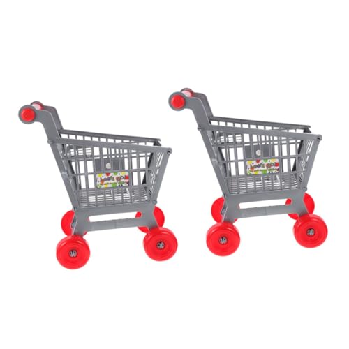 IMIKEYA 2 Stück Einkaufswagen Simulierter Kaufladen Wagen für Jungen und Mädchen Einkaufswagen für Rollenspiele Lernspielzeug Kreativität IMIKEYA 2 Stück Einkaufswagen Simulierter Kaufladen Wagen für Jungen und Mädchen Einkaufswagen für Rollenspiele Lernspielzeug Kreativität von IMIKEYA